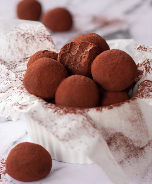 Truffa  de chocolate  y toffee de dátiles